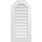 Ekena Millwork Octagonal Top Surface Mount PVC Gable Vent w/ 3-1/2"W x 1"P Standard Frame, 18"W x 36"H GVPOT18X3601SN - alternate 1